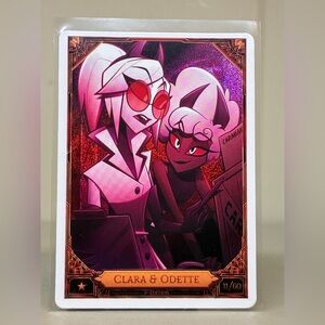 Hazbin Hotel Season 2 1st Edition Trading Cards Clara & Odette Common 11/60 Foil